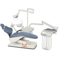 Gladent ISO approved easy cleaning dental chair with rotatable spittoon